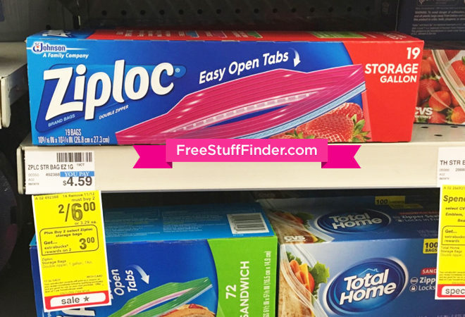 *HOT* $1 (Reg $4.59) Ziploc Storage Bags at CVS