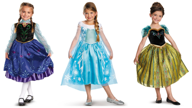 *HOT* $6.99 Disney Frozen Dress Up Gowns