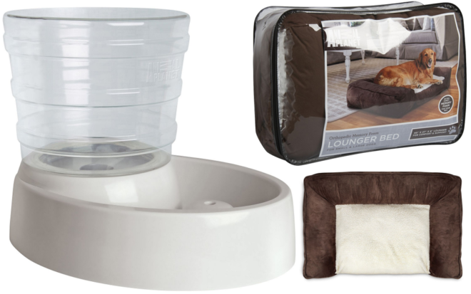 *HOT* $40.23 (Reg $130) Animal Planet Pet Fountain & Memory Foam Pet Bed
