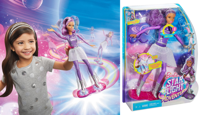 *HOT* $7.50 (Reg $25) Barbie Lights & Sounds Hoverboarder Doll