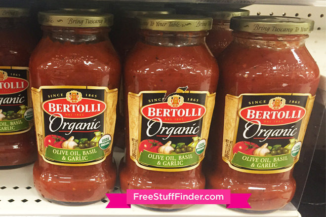 $1.29 (Reg $2.57) Bertolli Organic Pasta Sauce at Target