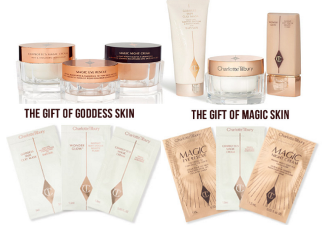 FREE Charlotte Tillbury Sample Skincare Set