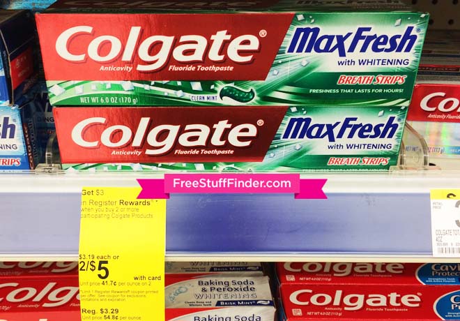 $0.25 (Reg $4) Colgate Total Toothpaste at Walgreens