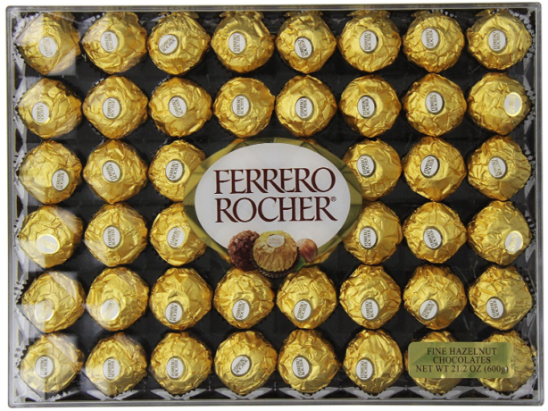 $10.18 (Reg $18) Ferrero Rocher Hazelnut Chocolates 48-Count Pack