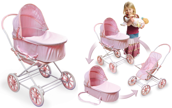 *HOT* $20.29 (Reg $29) 3-in-1 Doll Stroller + FREE Shipping (Today Only!)