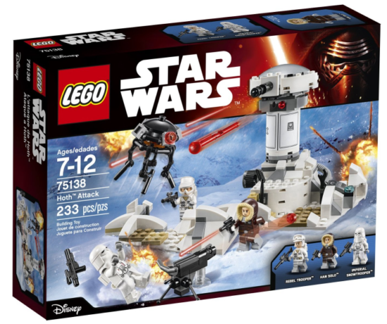 $15.99 (Reg $25) LEGO Star Wars Hoth Attack Building Set