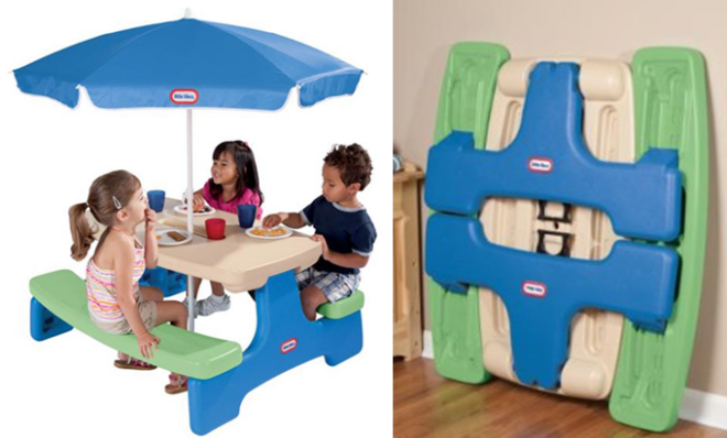 $51.99 (Reg $65) Little Tikes Picnic Table w/ Umbrella + FREE Shipping