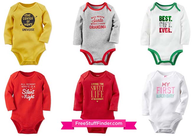 *HOT* $4.99 (Reg $12) Carter's Baby Onesies + Free Pickup