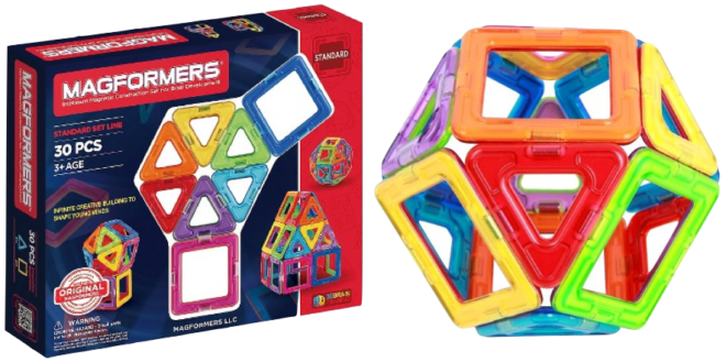 $13.99 (Reg $20) Magformers 14 Piece Rainbow Set + FREE Shipping