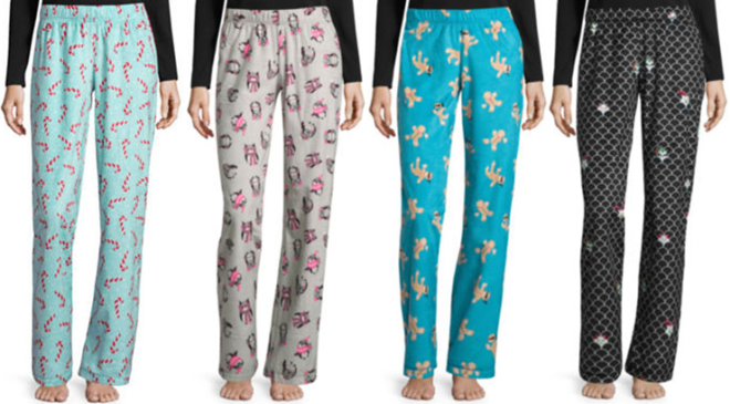 *HOT* $3.75 (Reg $25) Women's Microfleece Pajama Pants + FREE Pickup