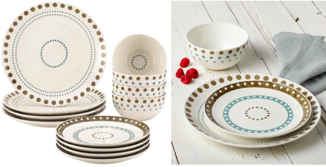 *HOT* $12.49 (Reg $90) Rachael Ray 12-Piece Dinnerware Set + FREE Shipping