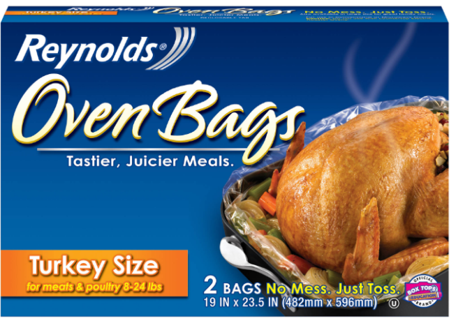 $1.72 (Reg $2.47) Reynolds Turkey Size Oven Bags 2-Pack at Target