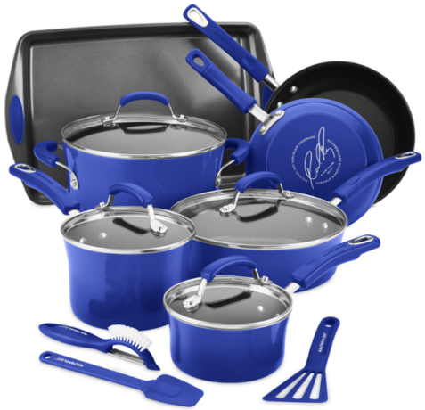 *HOT* $84.99 (Reg $300) Rachael Ray 14-Piece Cookware Set + FREE Shipping