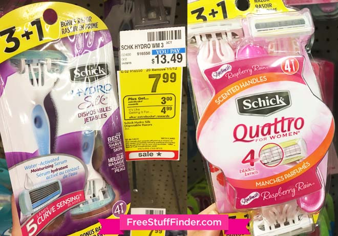 *HOT* $1.99 (Reg $13.49) Schick Disposable Razors at CVS