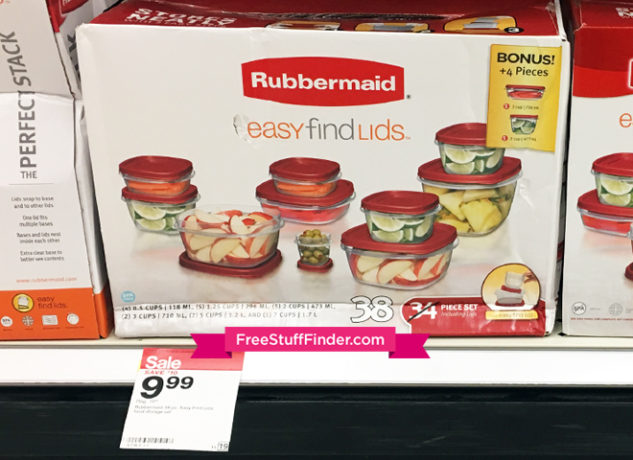 *HOT* $6.99 (Reg $20) Rubbermaid 38-Piece Food Storage Set at Target