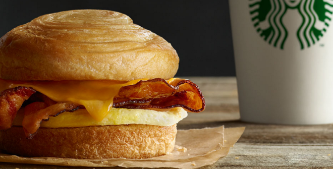 $2.76 (Reg $3.45) Starbucks Sausage & Cheddar Breakfast Sandwich at Target