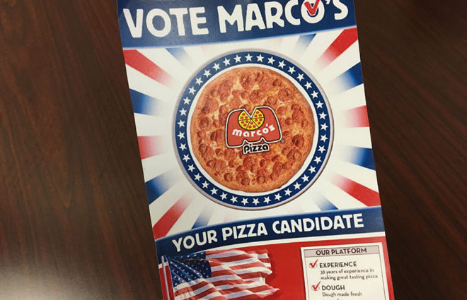 FREE Slice of Pizza at Marco's (Today Only!)