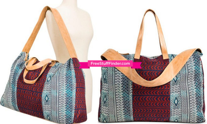 $17.13 (Reg $35) Multicolored Weekender Bag + FREE Shipping