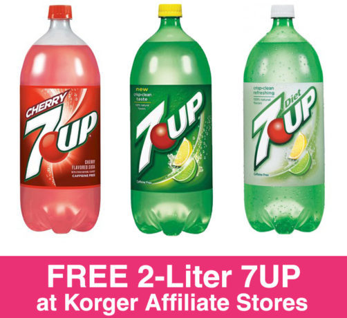 FREE 7UP at Kroger Affiliate Stores