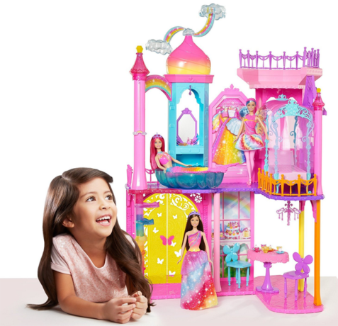 *NEW* 50% Off Barbie Rainbow Cove Castle Cartwheel (Just $42.49 Today Only)