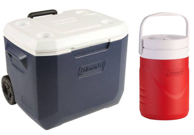 coleman-cooler-and-jug