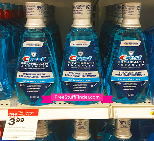 $0.57 (Reg $4) Crest Pro-Health Mouthwash at Target (Print Now!)