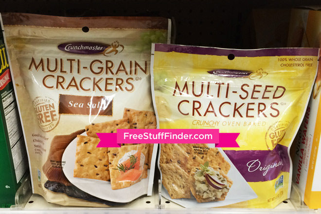 $1.50 (Reg $3) Crunchmaster Crackers at Walgreens