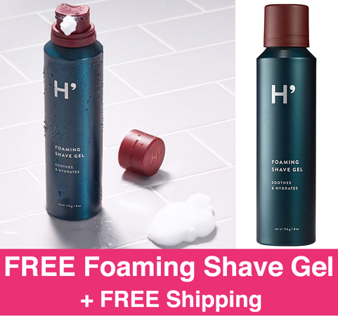 FREE Men's Foaming Shave Gel + FREE Shipping