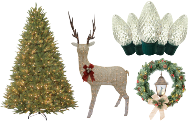 *HOT* Up to 75% Off Holiday Clearance + FREE Pickup (Trees, Lighting, Decor)