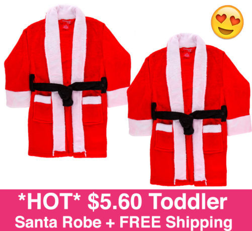 *HOT* $5.60 Santa Robe for Kids & Toddlers + FREE Shipping