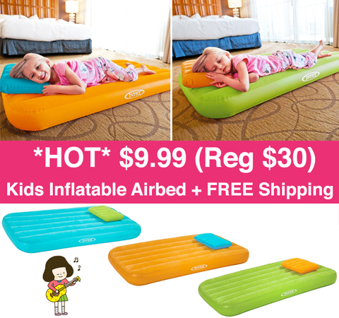 *HOT* $8.99 (Reg $40) Kids Inflatable Airbed + FREE Shipping