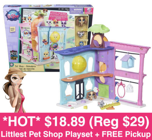 *HOT* $18.89 (Reg $29) Littlest Pet Shop Pet Shop Playset + FREE Pickup