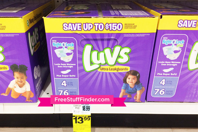 $9.99 (Reg $19) Luvs Boxed Diapers at Rite Aid