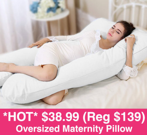 *HOT* $39.99 (Reg $139) Oversized Maternity Pillow + FREE Shipping