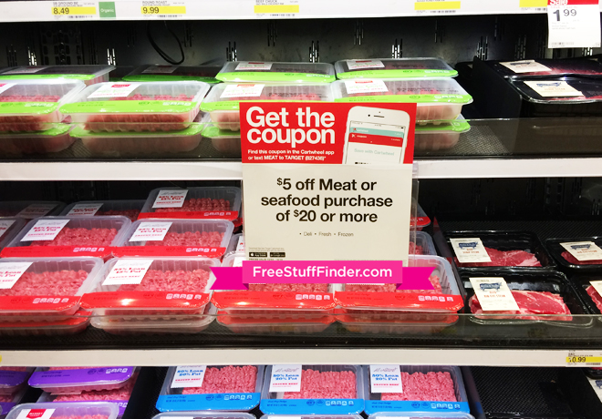 *HOT* $5 Off Meat & Seafood Purchase of $20 at Target