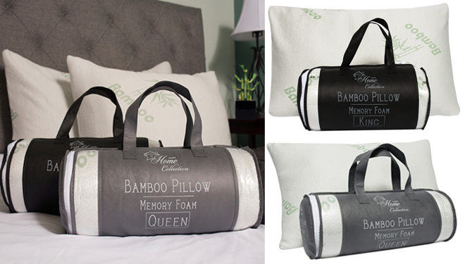 $19.99 (Reg $76) Bamboo Memory Foam Pillow + FREE Shipping