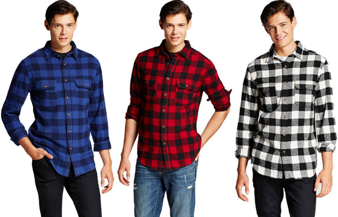 *HOT* $12.50 (Reg $25) Men's Flannel Shirts at Target (Load Now!)