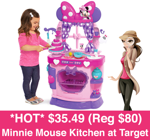 *HOT* $35.49 (Reg $80) Minnie Mouse Sweet Surprises Kitchen at Target