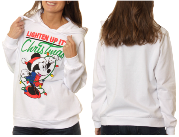 *HOT* $5 (Reg $11) Disney Minnie Mouse Christmas Hoodie + FREE Pickup