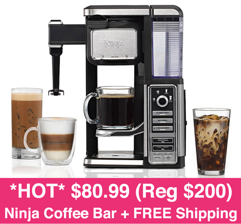 *HOT* $59.99 (Reg $200) Ninja Coffee Bar Single-Serve System + FREE Shipping