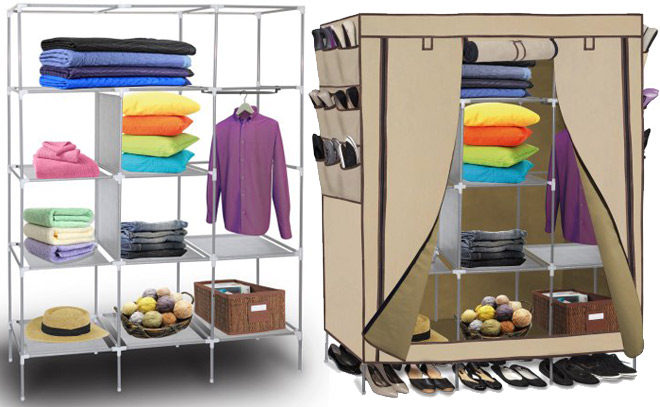 $28.95 (Reg $75) Portable Storage Organizer Wardrobe Closet + FREE Shipping
