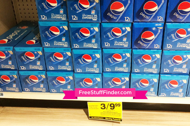 $1.51 (Reg $4.99) Pepsi 12pk Cans at Rite Aid