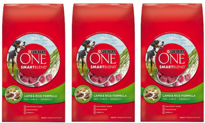 $5.06 (Reg $9) Purina One SmartBlend Dog Food + FREE Shipping