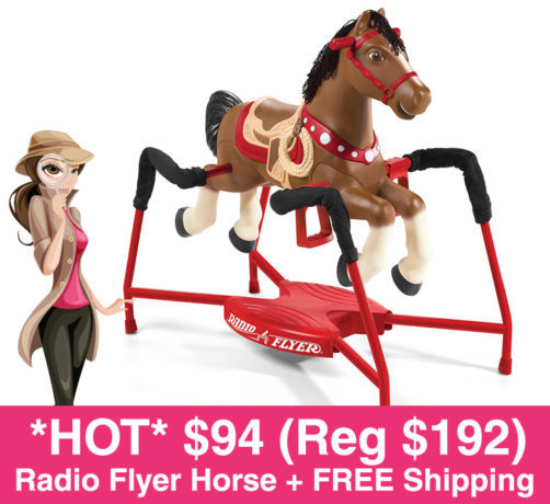 $99 (Reg $170) Radio Flyer Interactive Horse + FREE Shipping