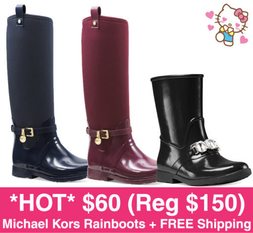 *HOT* $60 (Reg $150) Michael Kors Rain Boots + FREE Shipping