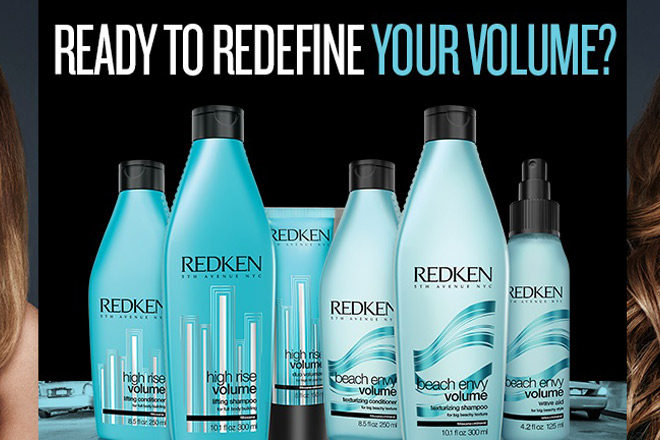 FREE Redken High Rise Volume or Beach Envy Volume Sample Pack