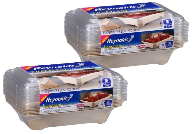 $0.73 (Reg $2.98) Reynolds Heat & Eat Containers at Walmart