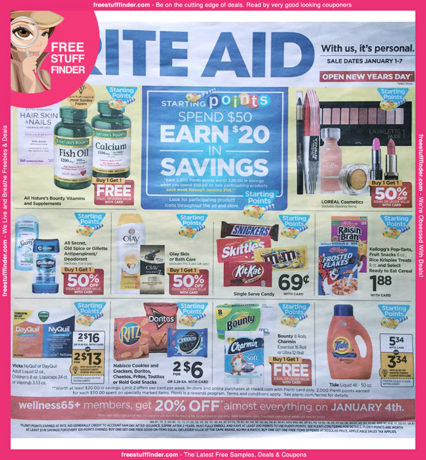 *HOT* Rite Aid Ad Preview (Week 1/1 – 1/7)
