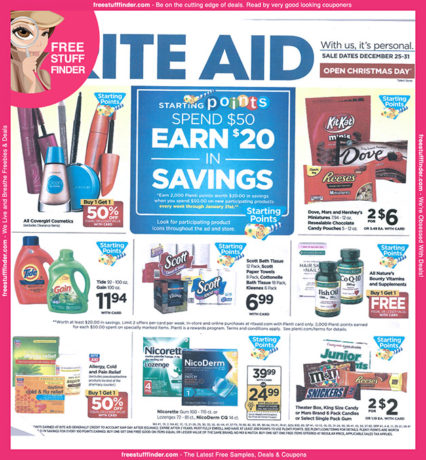 *HOT* Rite Aid Ad Preview (Week 12/25 – 12/31)
