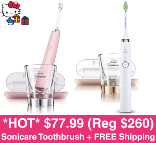 *HOT* $77.99 (Reg $260) Sonicare DiamondClean Toothbrush + FREE Shipping